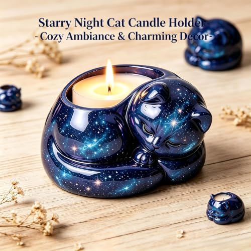 Sleep Cat Silicone Resin Mold for Candle Making Succulent Pot Vase