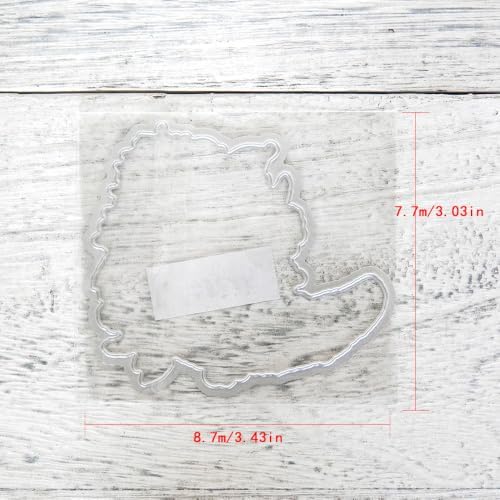 Sunflower Flower Harvest Clear Stamps and Die Cuts Sets for DIY Card Making
