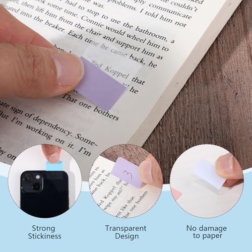 240 Pcs 1 Inch Sticky Index Tabs Colored Writable Page Markers