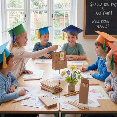 Ctosree 24 Packs Mini Colored Pencils Bulk Coloring Pencil in Boxes Back to School Gifts for Students Kids Classroom Rewards, Party Favor, Goodie Bag Fillers, 6 Per Pack (Rainbow,3.5'')