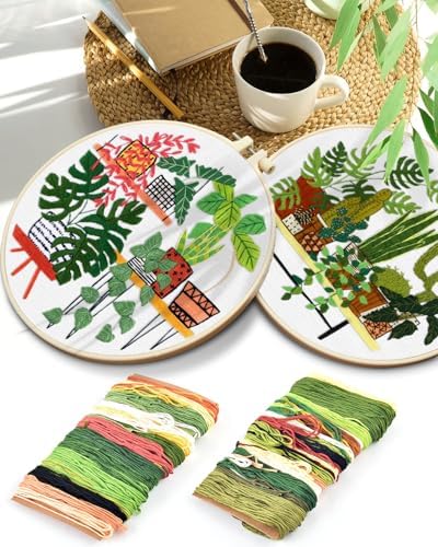 TINDTOP Embroidery Kit for Adult, Embroidery Kit for Beginners