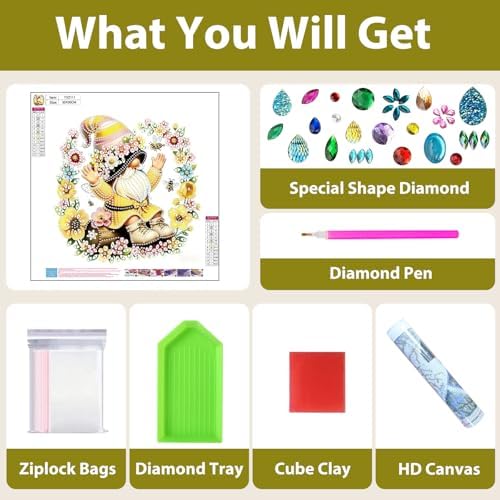 Special Shape Diamond Art Kits for Adults Beginners