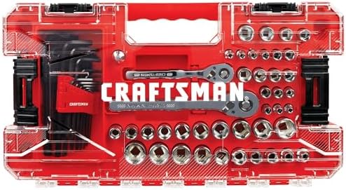 CRAFTSMAN Versastack Mechanics Tool Set, 1/4 and 3/8 Inch Drive, 71 Piece (CMMT45171)