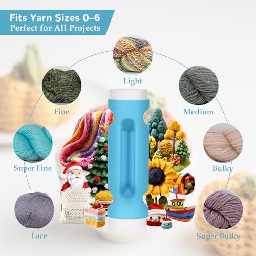 Crochet Loop Guide for Beginners, Crochet Holder with 6 Replaceable Sponges