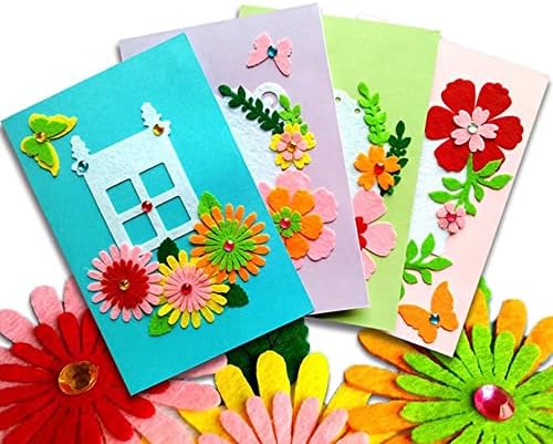 QIAONIUNIU Card Making Kits DIY Handmade Greeting Card Kits for Kids, Christmas Card Folded Cards and Matching Envelopes Thank You Card Art Crafts Crafty Set Gifts for Girls & Boys