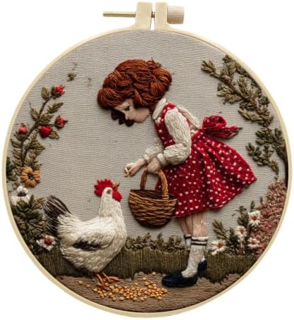 Embroidery Kit for Adult Craft Lovers, Embroidery DIY Starter Kit