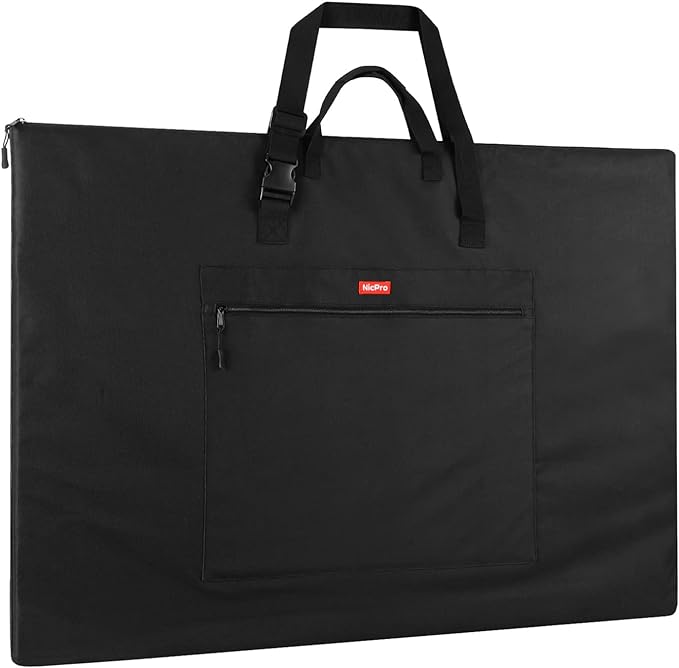 Nicpro Light Weight Art Portfolio Bag, 20x26” Waterproof Art Portfolio Case