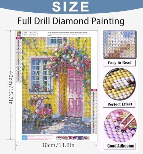 Benjenes Diamond Art Kits for Adults, Diamond Painting Kits