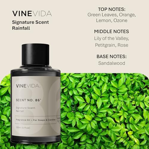 VINEVIDA [4oz] Scent No.86 Fragrance Oil for Candle Making and Soap Making - Premium Candle Scents for Soy Candles