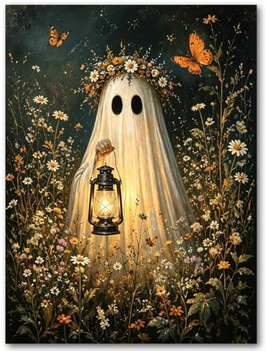SUJINMEI Ghost Paint by Numbers Kit for Adults Without Frame 16X20 inch