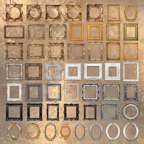 200 Pcs Vintage Frame Decorative Stickers