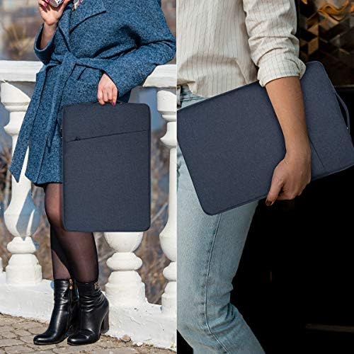 Waterproof Graphics Drawing Artists Tablet Sleeve Bag Compatible with Huion KAMVAS Pro 13 GT-133, XP-Pen Artist 12/13 Pro/14 Carrying Case(Navy Blue)
