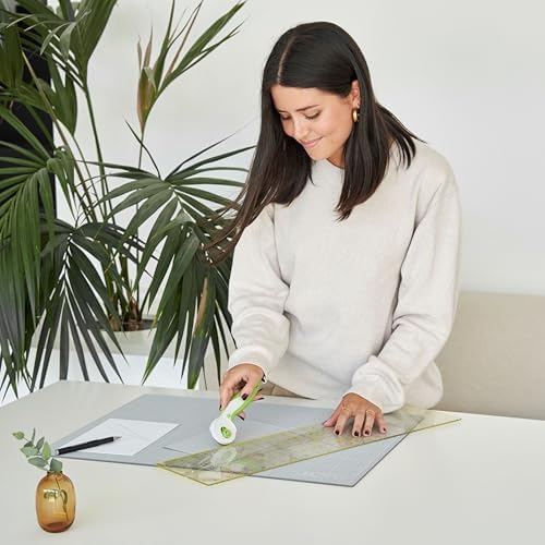 Elan Cutting Mat A2 Gray, Self Healing Cutting Mat 18x24 Inch, 5-Ply Craft Board Gray, Hobby Board for Crafts 18x24 Inch