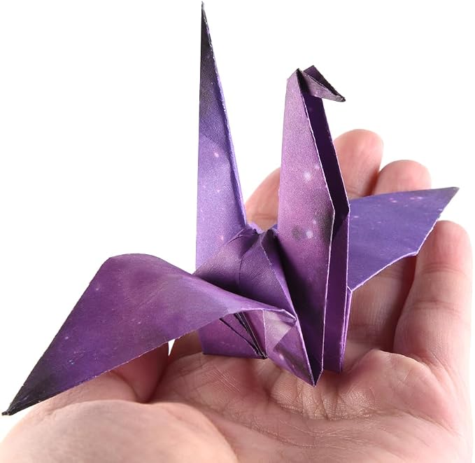 Origami Paper Kit 100 Sheets, 6x6 Inch Double Sided 40 Vivid Colored Paper | 70GSM Colorful Paper,40 Different Pattern Origami Kit,DIY Hand Crafts,Arts Creativity,Easy to Fold,No-Fading.Galactic System