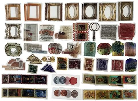 Esweny 200PCS Vintage Scrapbooking Supplies Kit for Journaling, Junk Journal Planners Aesthetic Cottagecore Room Decor Wall Art Collage Album(Artistic)
