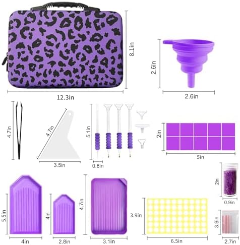 ZORETCO Diamond Art Storage - 120 Containers Diamond Art Kits for Adults