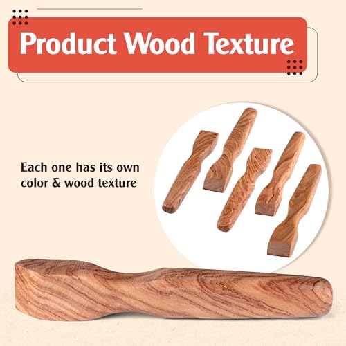 Savina Wood Pressing Stick, Finger Iron, Seam Presser – A Handcrafted Sewing Tool for Quilters & Sewist.