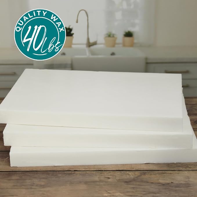 Direct Candle Supply 40lb Coconut Soy Wax Blend for Candle Making