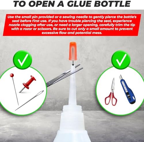 Y’allCanDiy Super Glue for Shoe. 4 Pk x .7 Oz. (20g) Heavy Duty Shoe Adhesive for Shoe Sole Repair and Applicable as Waterproof Boot Shoe Repair Glue. Cyanoacrylate Based CA Glue for Rubber Soles
