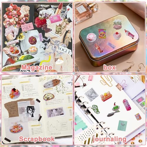 45 Sheets Japanese Sticker Book Manga 800+ Scrapbook Stickers Cute Korean Stickers for Journaling Scrapbooking Kawaii Food Sticker for Kids Adult Romantic DIY Comic Books Aesthetic Decoration Crafts J