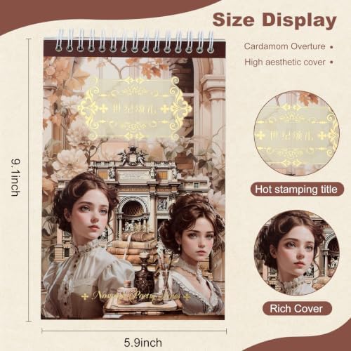 Vintage Scrapbooking Stickers 300 Pre-Cut PET People &Washi Stickers