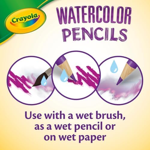 Crayola Watercolor Colored Pencils 24ct, Watercolor Paint Alternative