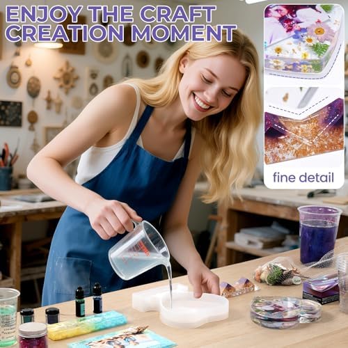 LET'S RESIN Picture Frame Resin Molds,Large Unique Silicone Molds for Photo Frame,Rectangle & Heart Shape Epoxy Molds for DIY Home Decor,Handmade Gifts | for Photo Frame,Large Unique Epoxy Molds for DIY Home Decor,Handmade Gifts