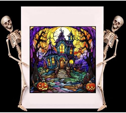 Halloween Diamond Art Kits for Adults,Diamond Painting Kits for Beginner 5D