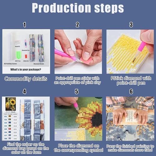Zythron Diamond Art Kits for Adults,Glowing Jellyfish Diamond Painting Kits