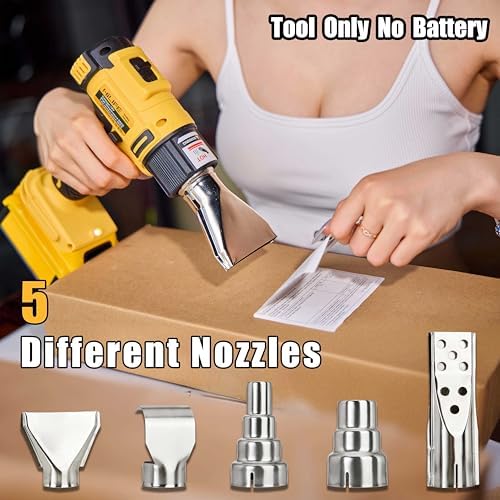 Cordless Heat Gun Hot Air Gun for DeWALT 20v Battery(No Battery)