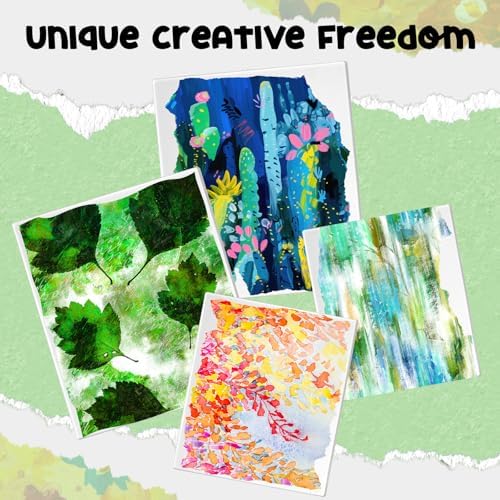 Faccito Gel Printing Plate Kit 8x10 & 5x7 Complete Beginner Gelli Plate Starter Set with Brayer, Paint & Tools Gel Print Kit for Card Making, Scrapbook & Mixed Media Art