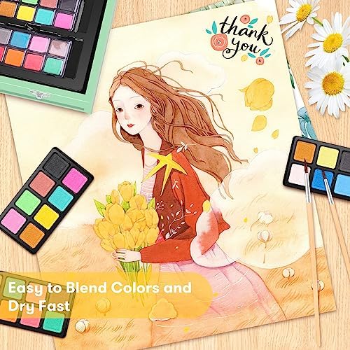 iBayam 150-Pack Deluxe Art Set – Drawing, Painting & Coloring Kit