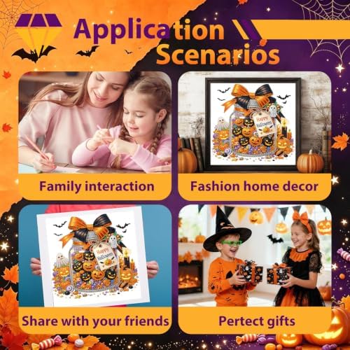 Halloween Diamond Art Kits for Adults Special Shape Diamond Painting