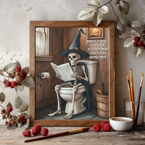 CRZMODE Skull Paint by Numbers Kit for Adults, Skull Paint by Numbers for Adults, Acrylic Painting Crafts for Home Decor Gift (16x20inch)
