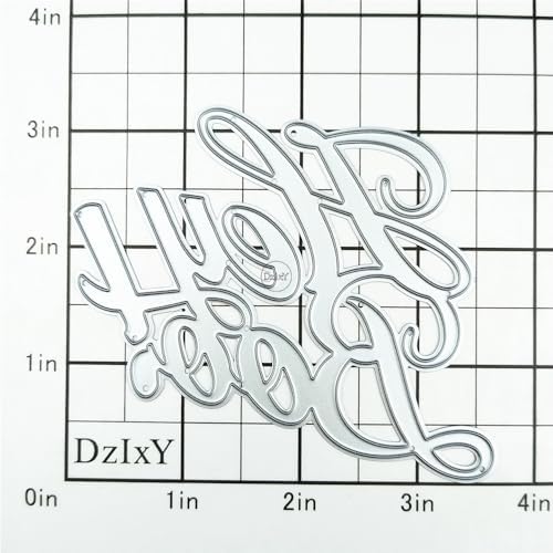 Halloween English Words Hey Boo Metal Cutting Dies for Card Making