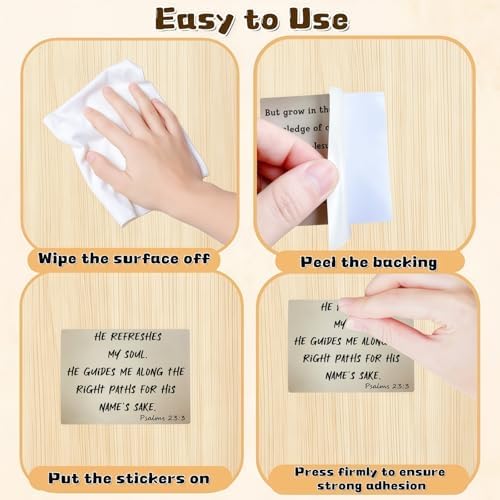 300pcs Vintage Bible Verse Stickers, Christian Bible Quote Stickers