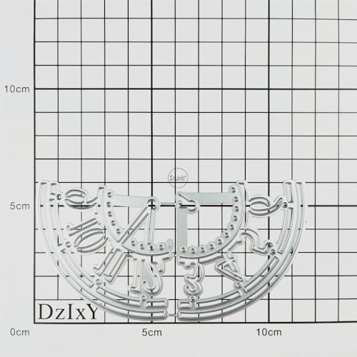 Patchwork Clock Numbers Metal Cutting Dies for Card Making