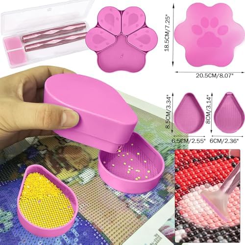 Qiveaory 165Pcs Diamond Painting Accessories Kit