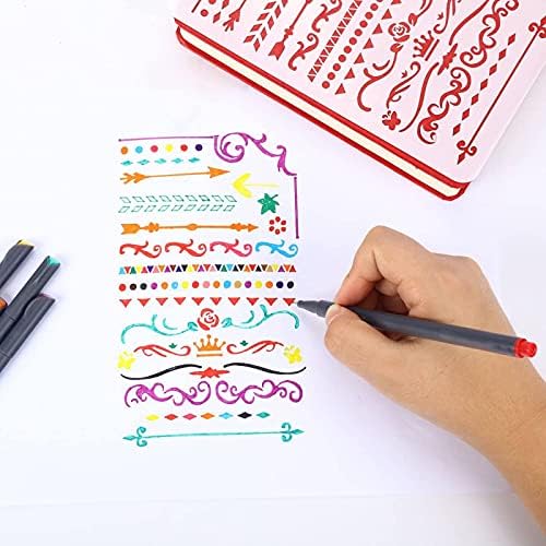iBayam Fine Tip Pens, Micron Point 0.38mm, 24 Count, Note-Taking Journaling