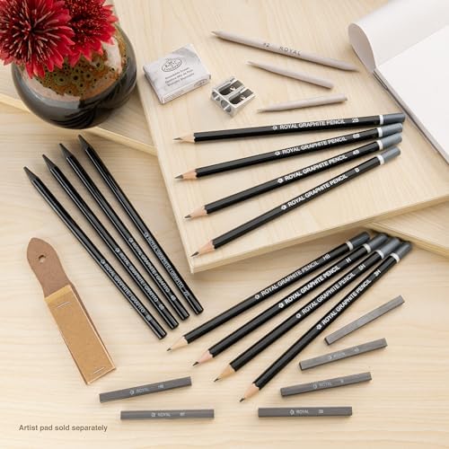Royal & Langnickel Essentials(TM) Sketching Art Set W/Tin Blue, 1 count (pack of 1)