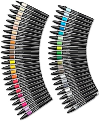Winsor & Newton Promarker, Set of 48, Essential Collection