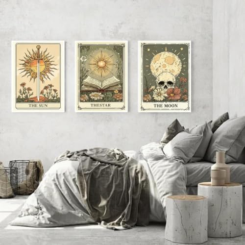 3 Pack Tarot Diamond Art Kits for Adult Diamond Painting Kit for Beginner
