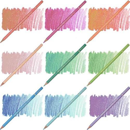 Pastel Pencils,Oil Based Wooden Macaron Colored Pencil Set for Adults Coloring Books Drawing Sketching Art Supplies