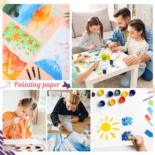 120 Sheets Watercolor Paper 9 x 12 in, 140 Lb/300 GSM, Cold Press