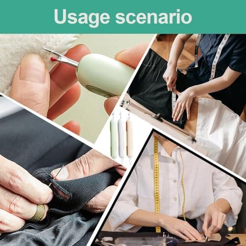 2024 Upgrade 2 in 1 Needle Threader Seam Ripper, Needle Threaders Seam Rippers for Sewing, Needle Threading and Seam Kit Seam Ripper Tool for Elderly and Sewing Enthusiasts（3pcs）