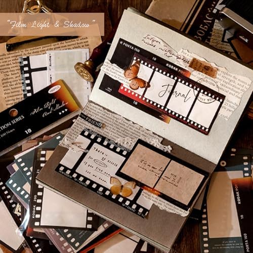 200Pcs Vintage Memo Material Pack Memo Collection (SetA)