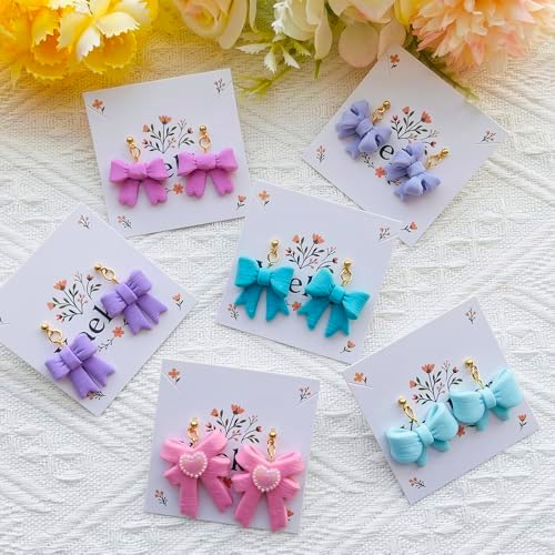 Xaekicr Bow Shape Polymer Clay Cutters for Polymer Clay – Clay Cutters & Clay Molds, Decorative Earring, Tools Set
