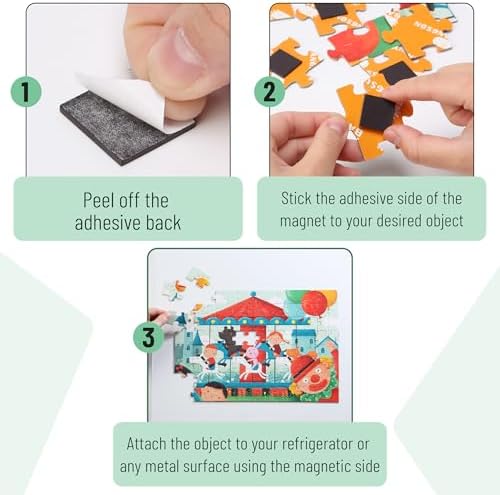 Mr. Pen- Self Adhesive Magnet Square, 150 pcs, Flexible and Extra Thin