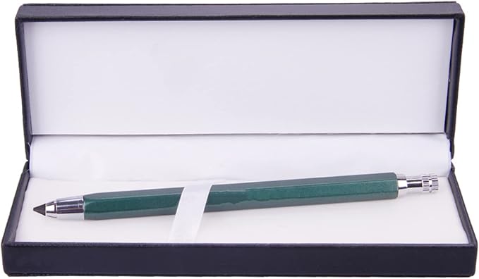 4.0mm Lead Holder Sketching Mechanical Pencil Retractable Drawing Charcoal Pencil Automatic Sketch Pencil with Gift Box for Students Artists Beginners Engineers Graphing Crafting School Art Supplies