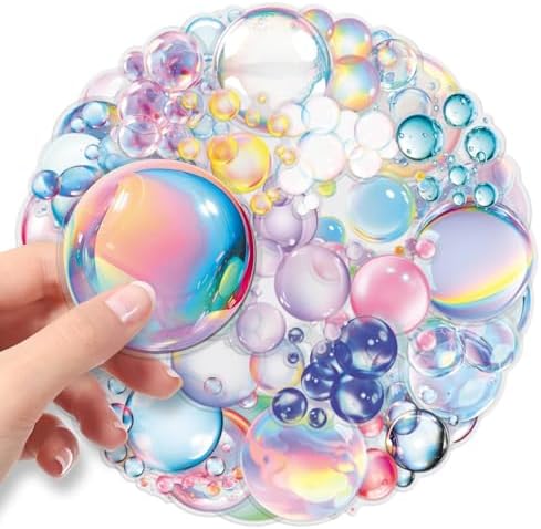 50PCS Iridescent Bubble Holographic Stickers